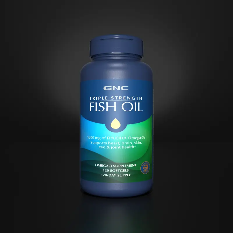 GNC Fish Oil Softgels - Single Color Studio
